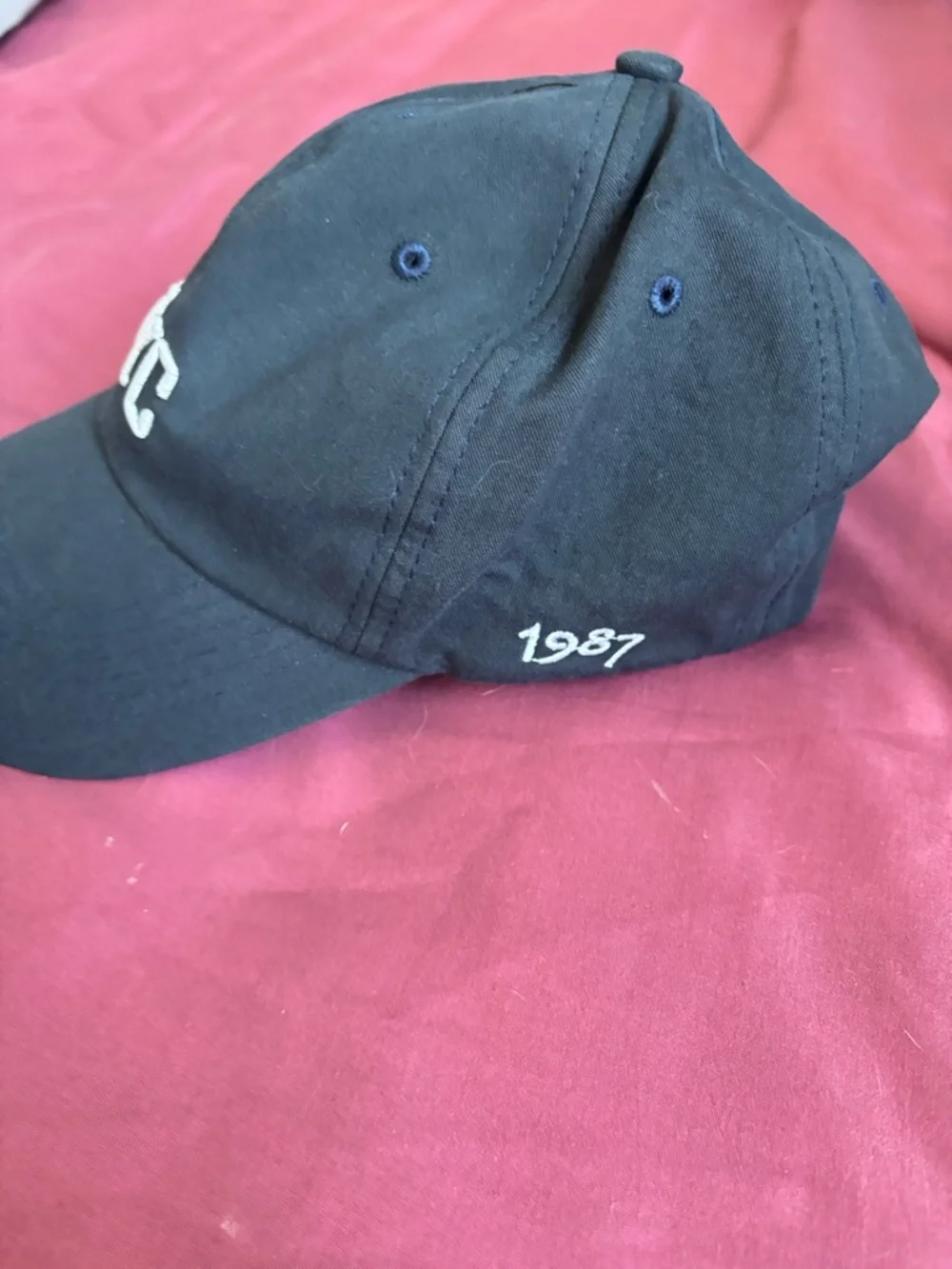 SHEIN Navy Baseball Cap with White NYC Embroidery - Picture 2 of 3